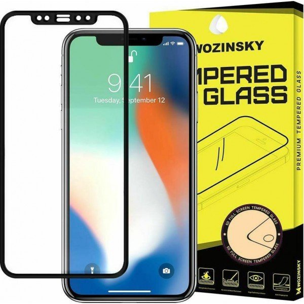 Full Glue Tempered Glass Black (iPhone 12 Pro Max)